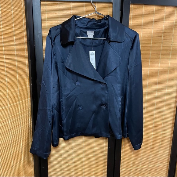 Petite Double-Breasted Washer Jacket - Picture 6 of 11